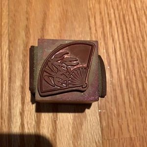 Fan rubber stamp
